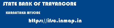 STATE BANK OF TRAVANCORE  KARNATAKA MYSORE    ifsc code